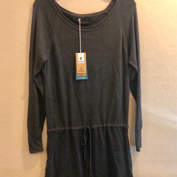 prAna Leigh Dress- Black Heather - Picture 4 of 8